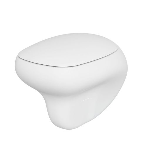 Чаша унитаза подвесная Ambassador Diamond 123T20101R цвет белый без сиденья каскадный смыв