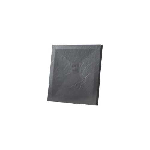Душевой поддон из искусственного камня Vincea H25 VST-4SR9090A 90х90 черный