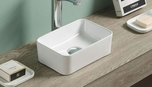 Раковина из сантехнического фаянса Velvex 78430 30х30 накладная цвет белый без отверстий под смеситель - фото 2