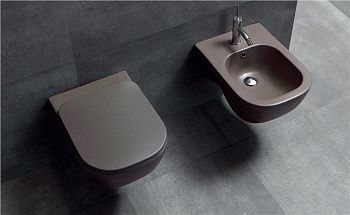 Биде подвесное Disegno Ceramica Loom LO00700155 цвет коричневый