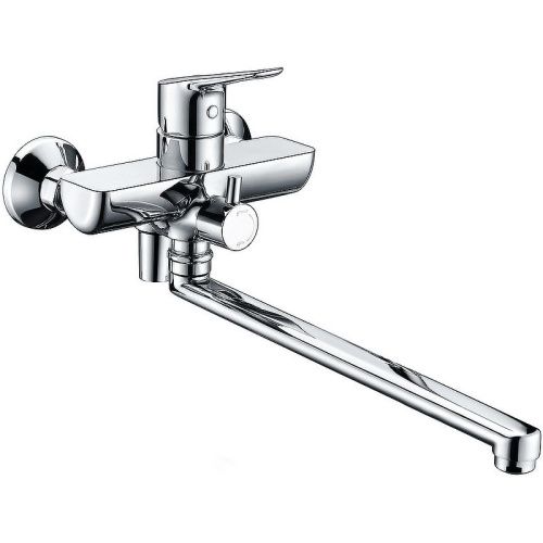 Смеситель для ванны Wasserkraft Lippe 4500 4502L настенный хром - фото 2