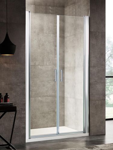 Душевая дверь River SUEZ 10000006433 70х185 стекло матовое профиль хром - фото 4