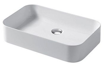 Раковина керамическая Disegno Ceramica Slim SL06038001 60х40 накладная цвет белый