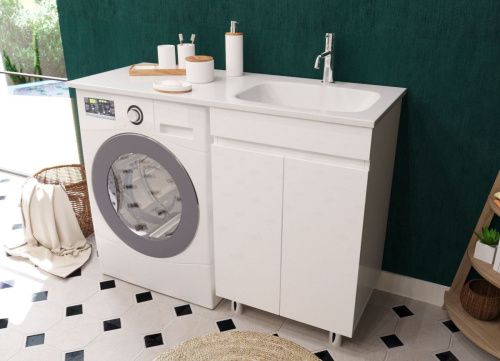 Тумба с раковиной Эстет Barcelona Luxe ФР-00007066 120х50 напольная цвет белый - фото 2