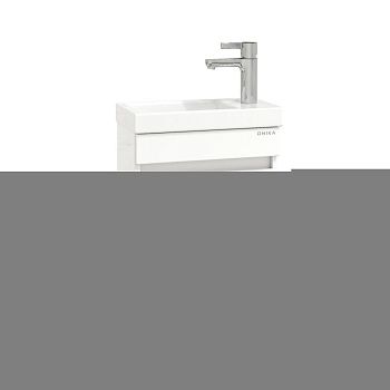 Тумба под раковину Onika Милтон 104007 40х20 подвесная цвет белый