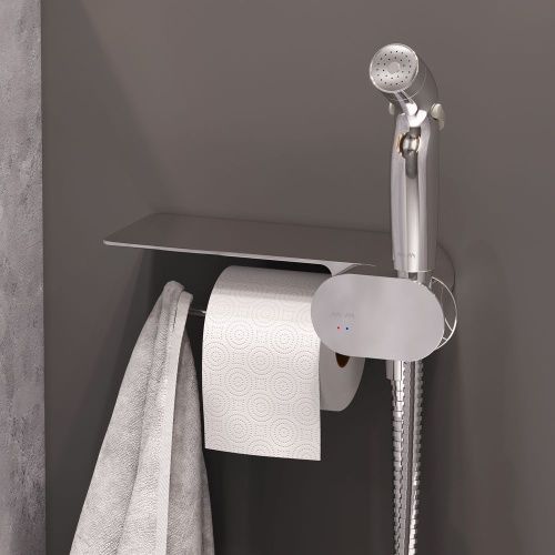 Унитаз подвесной Am.Pm Spirit V2.0 CK70H1003W белый с сиденьем микролифт безободковый душевой смыв - фото 4