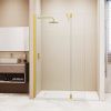 Душевая перегородка RGW Walk In 351005093-16 90х195 стекло прозрачное профиль золото