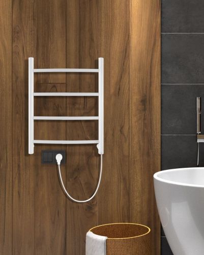 Полотенцесушитель электрический Indigo Line LСLE50-40WMR 45х50 белый - фото 4