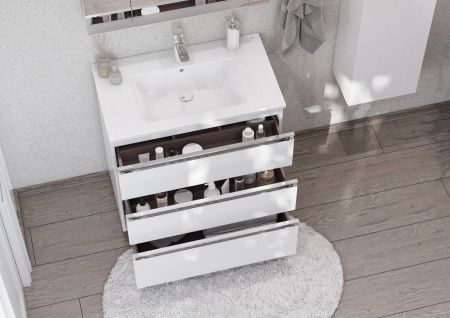 Раковина из сантехнического фарфора Roca The Gap 73279A4000 80х50 накладная цвет белый