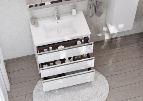 Раковина из сантехнического фарфора Roca The Gap 73279A4000 80х50 накладная цвет белый - фото 5