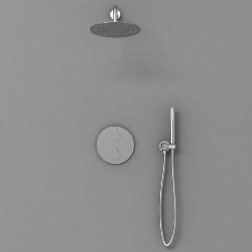 Душевая система Vincea VSFW-101TCH встраиваемая в стену цвет хром с термостатом - фото 3