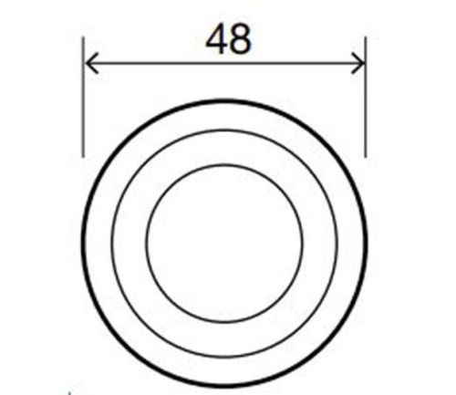 Клавиша смыва пневматическая Oli SPHERA 605264 цвет хром - фото 2