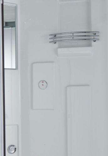 Душевая кабина Timo Lux T-7709NEW-T-CH/C 90х90 четверть круга с крышей ориентация универсальная - фото 3