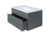 Тумба под раковину Uperwood Lotus 39340205462 80х50 подвесная цвет серый