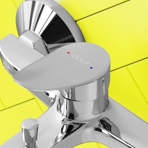 Смеситель для ванны и душа Dorff Norma D1010000 настенный хром - фото 5