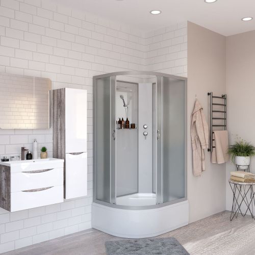 Душевая кабина Niagara Classic 23101424RBK 120х80 асимметричная без крыши ориентация правая - фото 3