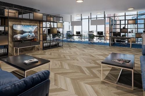 Кварцвиниловая плитка Damy Floor CHEVRON LVT DF05-Ch-LVT Сен-Жермен толщина 0.25 см 43 класс 600х127 - фото 3