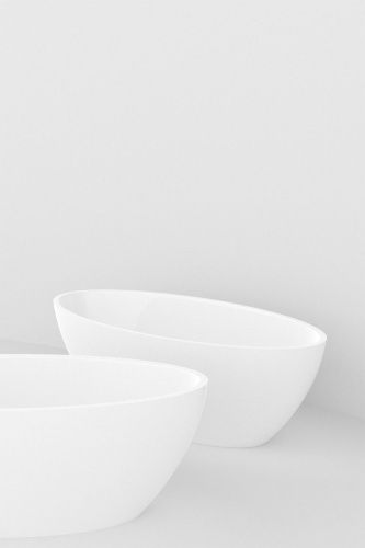 Ванна из искусственного камня Technova Ov VATO6 165х80 отдельностоящая овальная - фото 2