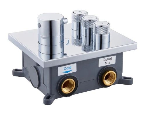 Душевая система ALMAes Como TVZ-8803 встраиваемая в стену цвет хром - фото 3