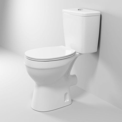 Унитаз напольный с бачком Niagara Brava NG-9901 белый с сиденьем микролифт безободковый душевой смыв - фото 2