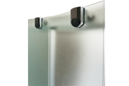 Душевой уголок Royal Bath HKD RB100HKD-C 100х100 стекло матовое профиль белый без поддона