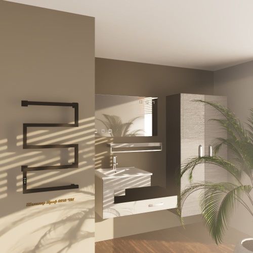 Полотенцесушитель электрический Altasan ШалимарПроф ШалимарПроф8050ЧМ 50х85 черный - фото 2