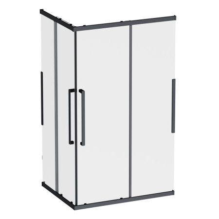 Душевой уголок Am.Pm Func W84G-403-12090-BТ 120х90 стекло прозрачное профиль черный без поддона