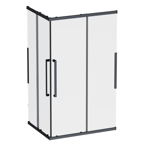 Душевой уголок Am.Pm Func W84G-403-12090-BТ 120х90 стекло прозрачное профиль черный без поддона - фото 2