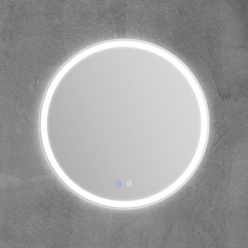 Зеркало с подсветкой BelBagno SPC-RNG-800-LED-TCH-SND 80х80 подвесное - фото 3
