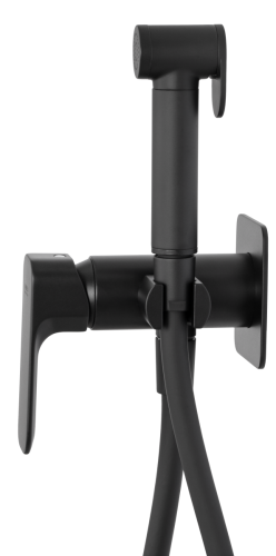 Гигиенический душ со смесителем Daniel TA645BP4DC15 черный - фото 2