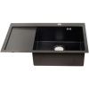 Кухонная мойка Melana ProfLine D7851HB-R графит 80х50 цвет серый поверхность брашированная