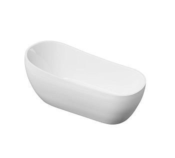 Ванна акриловая Grossman Galaxy GR-1403 170х75 отдельностоящая овальная с ножками