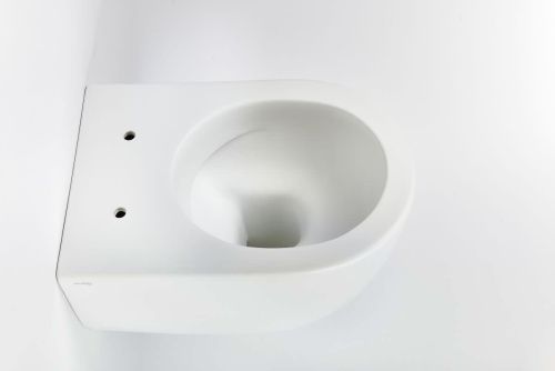 Чаша унитаза подвесная Galassia Dream 7317MT цвет белый без сиденья безободковая каскадный смыв - фото 5