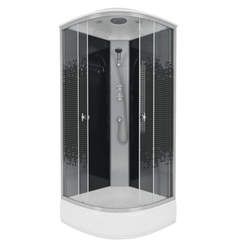 Душевая кабина Niagara Eco 3504 90х90 четверть круга с крышей ориентация универсальная - фото 2