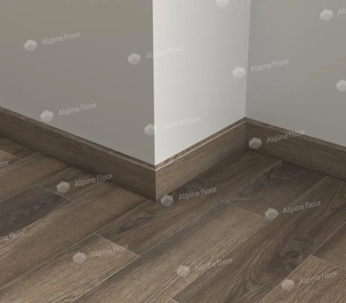 Напольный плинтус Alpine Floor Parquet Light SK 13-16 Коричневый толщина 1.25 см 2200х80 - фото 2