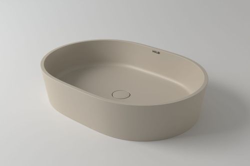 Раковина из искусственного камня Holbi ARIEL 1.02.011.11.3 60х40 накладная цвет бежевый