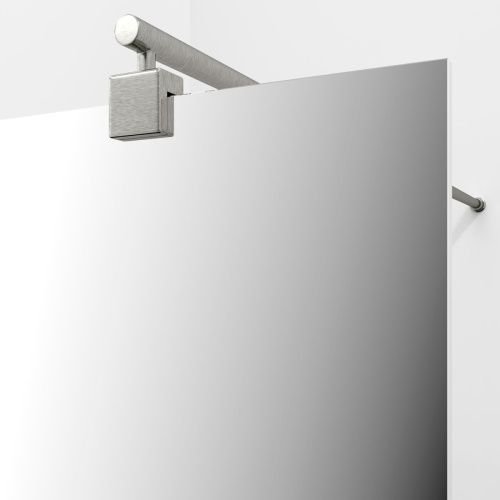 Душевая перегородка Wasserkraft Rur 30W 30W40BN-MR 120х200 стекло зеркальное профиль никель - фото 4