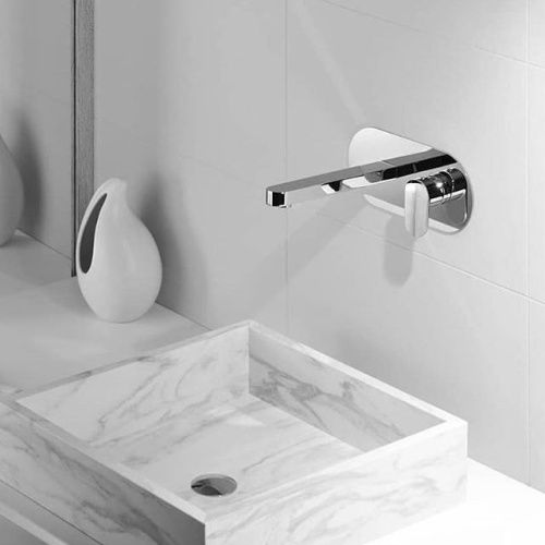 Смеситель для раковины Paffoni Candy CA105CR встраиваемый в стену хром - фото 2