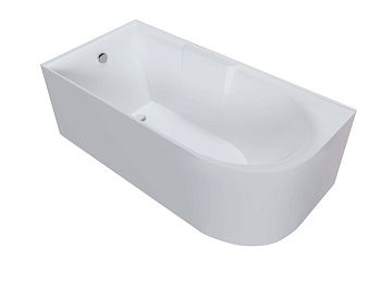 Ванна акриловая Grossman Cristal GR-2201L 150х75 пристенная прямоугольная с ножками