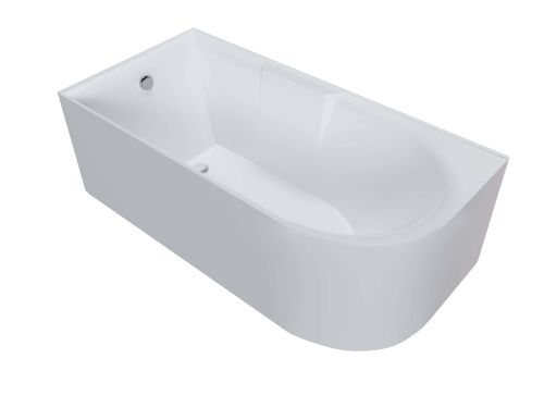 Ванна акриловая Grossman Cristal GR-2201L 150х75 пристенная прямоугольная с ножками