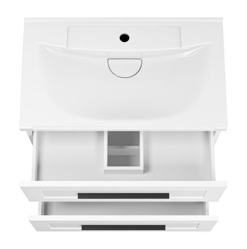 Тумба под раковину Misty Модерн П-Мод09070-011Пр 70х40 подвесная цвет белый - фото 5
