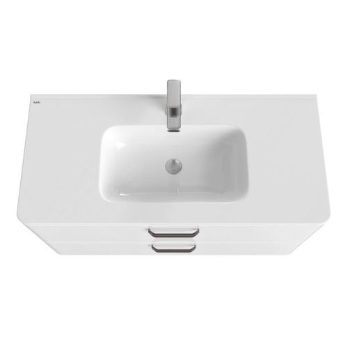 Тумба с раковиной Iddis Brick BRI10WFi95K 100х50 напольная цвет белый - фото 3