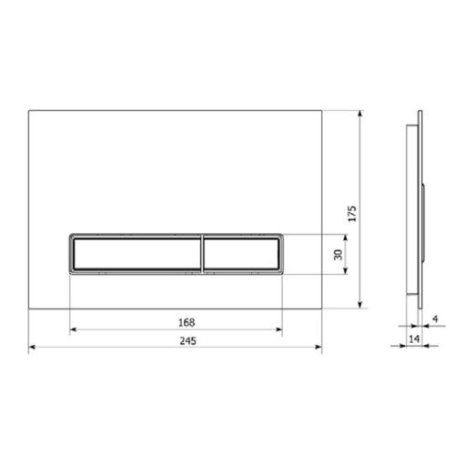 Клавиша смыва механическая Lavinia Boho RelFix 38050702 цвет черный/коричневый - фото 5