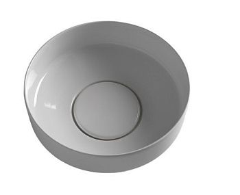 Раковина керамическая White Ceramic Was W100705 40х40 накладная цвет черный