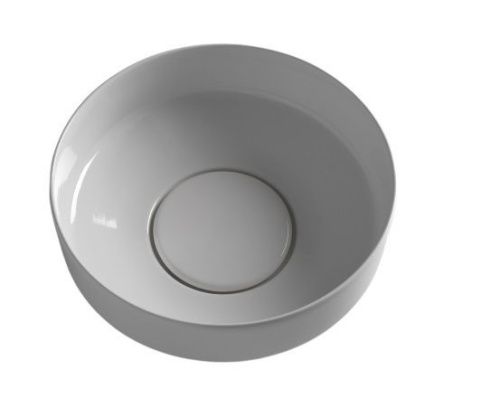 Раковина керамическая White Ceramic Was W100705 40х40 накладная цвет черный