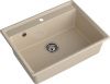 Кухонная мойка Granfest Level LV-660 кашемир 65х50 цвет бежевый поверхность матовая