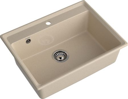 Кухонная мойка Granfest Level LV-660 кашемир 65х50 цвет бежевый поверхность матовая
