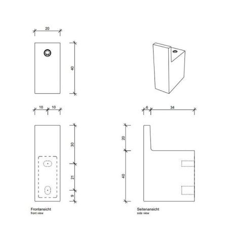 Крючок Decor Walther Contract 650360