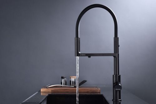 Смеситель для кухни Paulmark TORNADO To213402-AN на мойку черный - фото 3