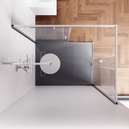 Душевой уголок Am.Pm X-joy W94G-403-120290-MТ1К 120х90 стекло прозрачное профиль хром без поддона